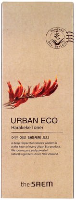 الجمال، أحبار الوجه، حمام The Saem, Urban Eco, Harakeke Toner, 6.08 fl oz (180 ml)