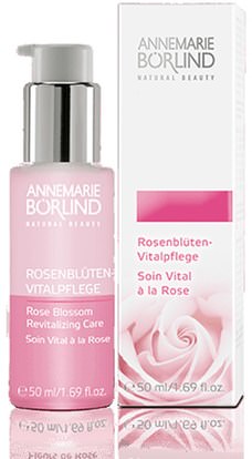 الجمال، أحبار الوجه، العناية بالوجه، الجلد AnneMarie Borlind, Natural Beauty, Revitalizing Care, Rose Blossom, 1.69 fl oz (50 ml)