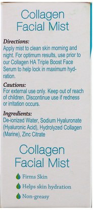 الجمال، الصحة، نساء Hyalogic LLC, Collagen Facial Mist, 2 fl oz (59 ml)