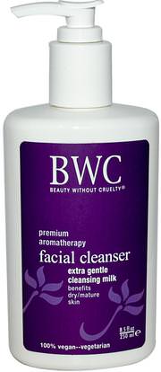 Beauty Without Cruelty, Facial Cleanser, Extra Gentle Cleansing Milk, 8.5 fl oz (250 ml) ,الجمال، العناية بالوجه