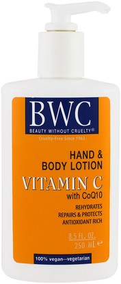 Beauty Without Cruelty, Vitamin C, With CoQ10, Hand and Body Lotion, 8.5 fl oz (250 ml) ,فيتامين سي