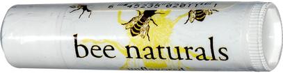 Bee Naturals, Lip Balm, Unflavored, 0.15 oz ,حمام، الجمال، العناية الشفاه، النحل الأصلي الطبيعية، بلسم الشفاه