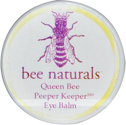 Bee Naturals, Queen Bee, Peeper Keeper Eye Balm, 0.6 oz ,الجمال، العين الكريمات، ملكة النحل جمع