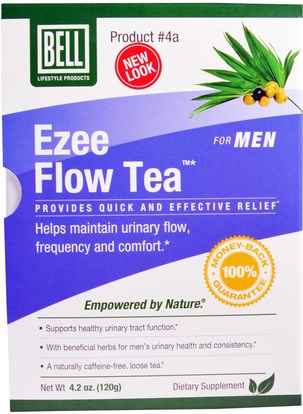 Bell Lifestyle, Ezee Flow Tea #4A, For Men, 4.2 oz (120 g) ,الصحة، الرجال، بيل، النمط للحياة الرجال، شاي البروستاتا