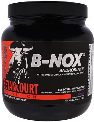 Betancourt, B-Nox Androrush, Grape, 22.3 oz (1.3 lbs) ,الرياضة، تجريب، أكسيد النيتريك