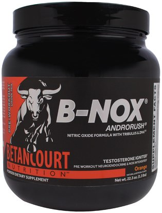 Betancourt, B-Nox Androrush, Orange, 22.3 oz (1.3 lbs) ,الرياضة، تجريب، أكسيد النيتريك