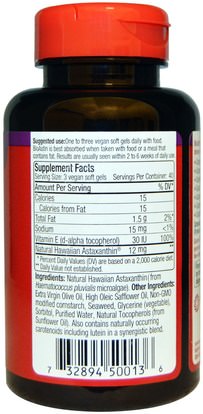 bioastin Nutrex Hawaii, BioAstin, 4 mg, 120 Vegan Soft Gels