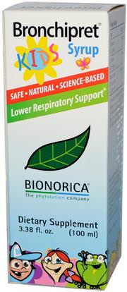 Bionorica, Bronchipret Kids Syrup, 3.38 fl oz (100 ml) ,صحة الأطفال، والسعال انفلونزا البرد