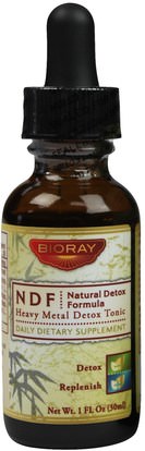 Bioray Inc., NDF (Natural-Organic-Detox), 1 fl oz (30 ml) ,الصحة، السموم