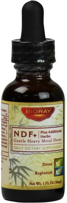 Bioray Inc., NDF Plus (Gentle-Organic-Detox), 1 fl oz (30 ml) ,الصحة، السموم