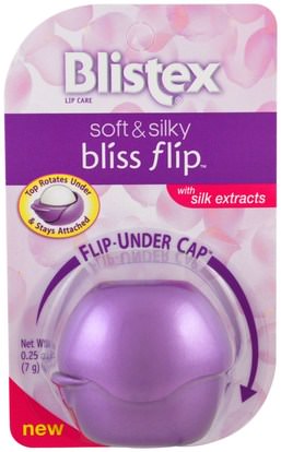 Blistex, Bliss Flip, Soft & Silky, With Silk Extracts, 0.25 oz (7 g) ,حمام، الجمال، العناية الشفاه، بلسم الشفاه