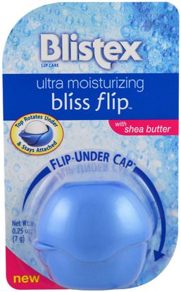 Blistex, Bliss Flip, Ultra Moisturizing, With Shea Butter, 0.25 oz (7 g) ,حمام، الجمال، العناية الشفاه، بلسم الشفاه