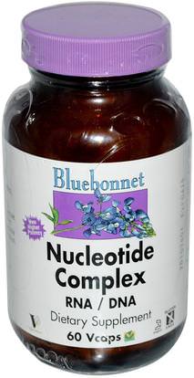Bluebonnet Nutrition, Nucleotide Complex, RNA / DNA, 60 Vcaps ,المكملات الغذائية، رنا، دنا