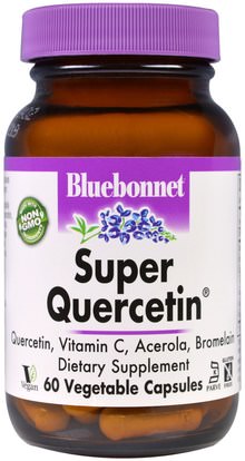 Bluebonnet Nutrition, Super Quercetin, 60 Veggie Caps ,المكملات الغذائية، مضادات الأكسدة، كيرسيتين