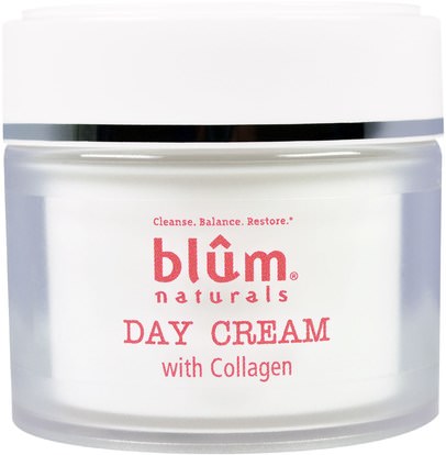 Blum Naturals, Day Cream with Collagen, 1.69 oz (50 ml) ,الجمال، العناية بالوجه، الكريمات المستحضرات، الأمصال