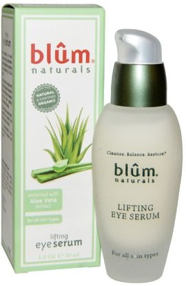 Blum Naturals, Lifting Eye Serum, 1.0 oz (30 ml) ,الجمال، كريمات العين، العناية بالوجه، الجلد