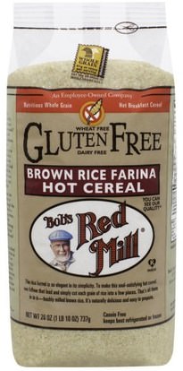 Bobs Red Mill, Creamy Rice, Brown Rice Farina, Hot Cereal, 26 oz (737 g) ,الغذاء، الأطعمة، الحبوب، الحبوب الساخنة