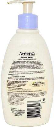 الجسم، ومكافحة الإجهاد الإغاثة Aveeno, Active Naturals, Stress Relief Moisturizing Lotion, 12 fl oz (354 ml)