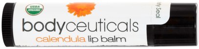 Bodyceuticals Calendula Skincare, Calendula Lip Balm.15 oz (4.25 g) ,حمام، الجمال، العناية الشفاه، بلسم الشفاه