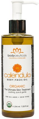 Bodyceuticals Calendula Skincare, Organic Calendula, 7.25 fl oz (214 ml) ,الجمال، العناية بالوجه، بشرة