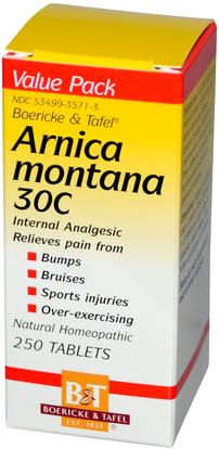 Boericke & Tafel, Arnica Montana 30C, 250 Tablets ,الأعشاب، أرنيكا، مونتانا
