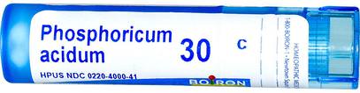 Boiron, Single Remedies, Phosphoricum Acidum, 30C, Approx 80 Pellets ,النوم ومكافحة الإجهاد