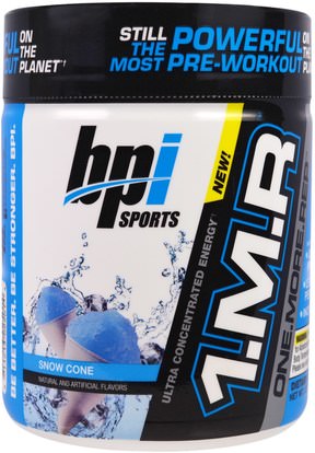 BPI Sports, 1.M.R, One.More.Rep, Snow Cone, 8.5 oz (240 g) ,والرياضة، تجريب