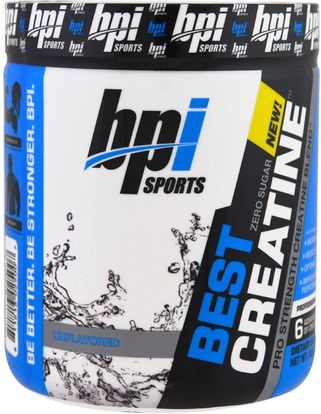 BPI Sports, Best Creatine, Limited Edition, Pro Strength Creatine Blend, Unflavored, 10.58 oz (300 g) ,الرياضة، الكرياتين