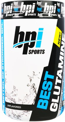 BPI Sports, Best Glutamine. Unflavored, 12.3 oz (350 g) ,المكملات الغذائية، الأحماض الأمينية، ل الجلوتامين
