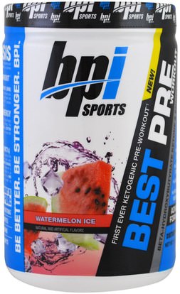 BPI Sports, Best Pre Workout, Watermelon Ice, 11.11 oz (315 g) ,والصحة، والطاقة، والرياضة