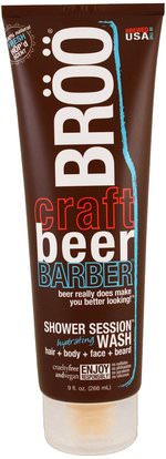 BR, Crafted Beer Barber, Shower Session Hydrating Wash, Fresh Scent, 9 fl oz (266 ml) ,حمام، الجمال، هلام الاستحمام