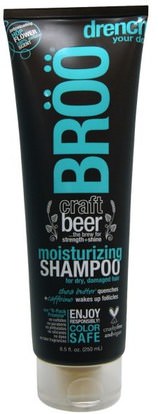BR, Moisturizing Shampoo, Hop Flower, 8.5 fl oz (250 ml) ,حمام، الجمال، الشعر، فروة الرأس، الشامبو، مكيف