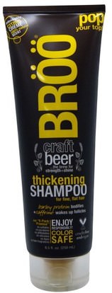 BR, Thickening Shampoo, Citrus Creme, 8.5 fl oz (250 ml) ,حمام، الجمال، الشعر، فروة الرأس، الشامبو، مكيف