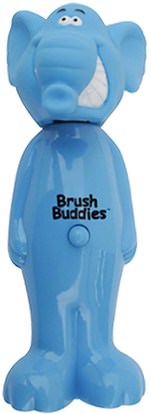 Brush Buddies, Poppin, Haily Elephant, Soft, 1 Toothbrush ,صحة الطفل، العناية بالفم الطفل، أطفال وطفل رضيع الأسنان