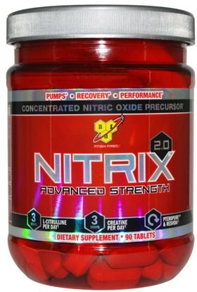 BSN, Nitrix 2.0, Concentrated Nitric Oxide Precursor, 90 Tablets ,الرياضة، تجريب، الرياضة