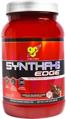 BSN, Syntha-6 Edge, Protein Powder Drink Mix, Chocolate Milkshake Flavor, 2.35 lb (1.06 kg) ,والمكملات الغذائية، والبروتين