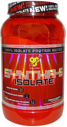 BSN, Syntha-6 Isolate, Protein Powder Drink Mix, Chocolate Milkshake, 2.01 lb (912 g) ,المكملات الغذائية، بروتين مصل اللبن
