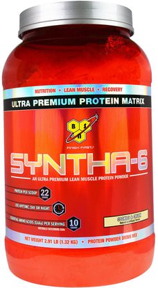 BSN, Syntha-6, Protein Powder Drink Mix, Cookies and Cream, 2.91 lbs (1.32 kg) ,والرياضة، والرياضة، والبروتين