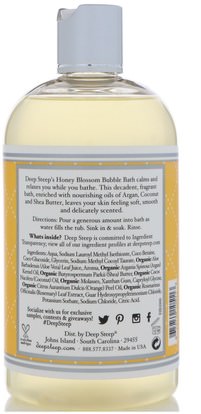 Herb-sa Deep Steep, Bubble Bath, Honey Blossom, 17 fl oz (503 ml)