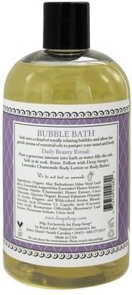Herb-sa Deep Steep, Bubble Bath, Lavender - Chamomile, 17 fl oz (503 ml)