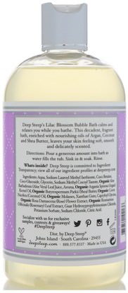 Herb-sa Deep Steep, Bubble Bath, Lilac Blossom, 17 fl oz (503 ml)