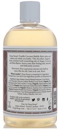 Herb-sa Deep Steep, Bubble Bath, Vanilla - Coconut, 17 fl oz (503 ml)