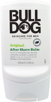 Bulldog Skincare For Men, After Shave Balm, Original, 3.3 fl oz (100 ml) ,الجمال، رجل العناية بالبشرة، الحلاقة