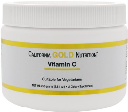 California Gold Nutrition, CGN, Vitamin C, 8.81 oz (250 g) ,الفيتامينات، فيتامين ج، فيتامين ج مسحوق وبلورات