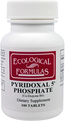 Cardiovascular Research Ltd., Pyridoxal 5 Phosphate, 100 Tablets ,الفيتامينات، فيتامين ب، فيتامين b6 - البيريدوكسين