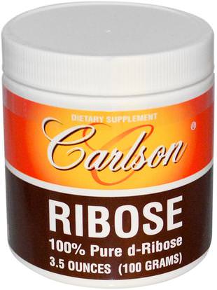 Carlson Labs, Ribose, 3.53 oz (100 g) ,الرياضة، د ريبوز