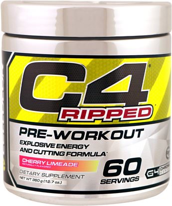 Cellucor, C4 Ripped, Pre-Workout, Cherry Limeade, 12.7 oz (360 g) ,والصحة، والطاقة، والرياضة