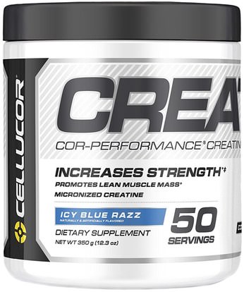 Cellucor, Cor-Performance Creatine, Icy Blue Razz, 12.3 oz (350 g) ,الرياضة، الكرياتين