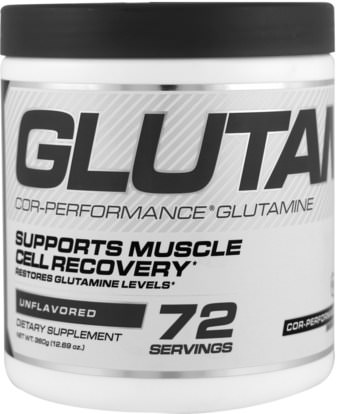 Cellucor, Cor-Performance Glutamine, Unflavored, 12.69 oz (360 g) ,والرياضة، والمكملات الغذائية، ل الجلوتامين