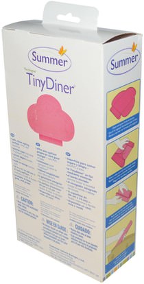 الأطفال الصحة، الطفل، الأطفال، اكسسوارات السفر للطفل، أطفال الأطعمة Summer Infant, The Original Tiny Diner, Portable Placemat, Pink, 1 Mat